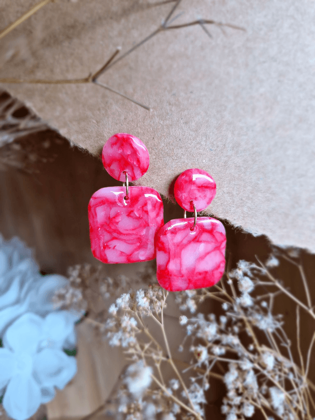 Luxueuse / boucles d&#039;oreilles