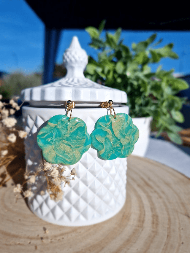 Lumineuse / boucles d&#039;oreilles 