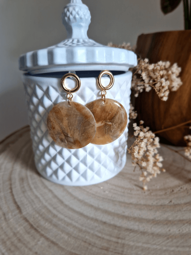 Gracieuse / boucles d&#039;oreilles 