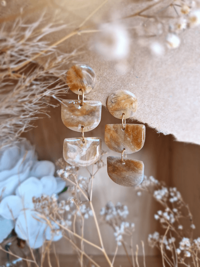 Tendresse / boucles d&#039;oreilles 